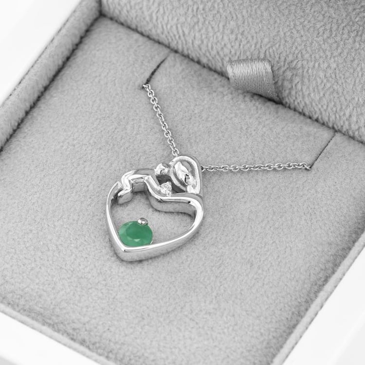 Náhrdelník so smaragdom 35118