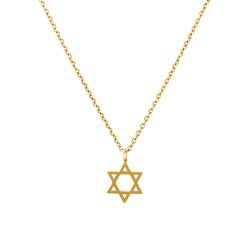 Strieborný prívesok Davidova hviezda