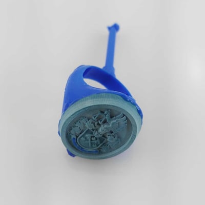 Voskový model z 3D tlačiarne