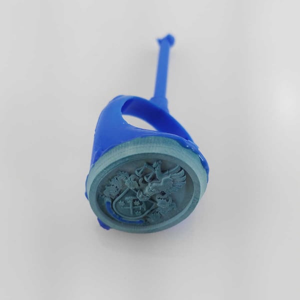 Voskový model z 3D tlačiarne