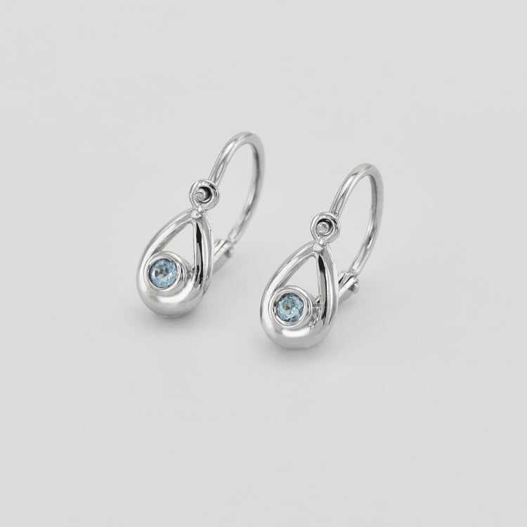 Náušnice s topásmi 34776