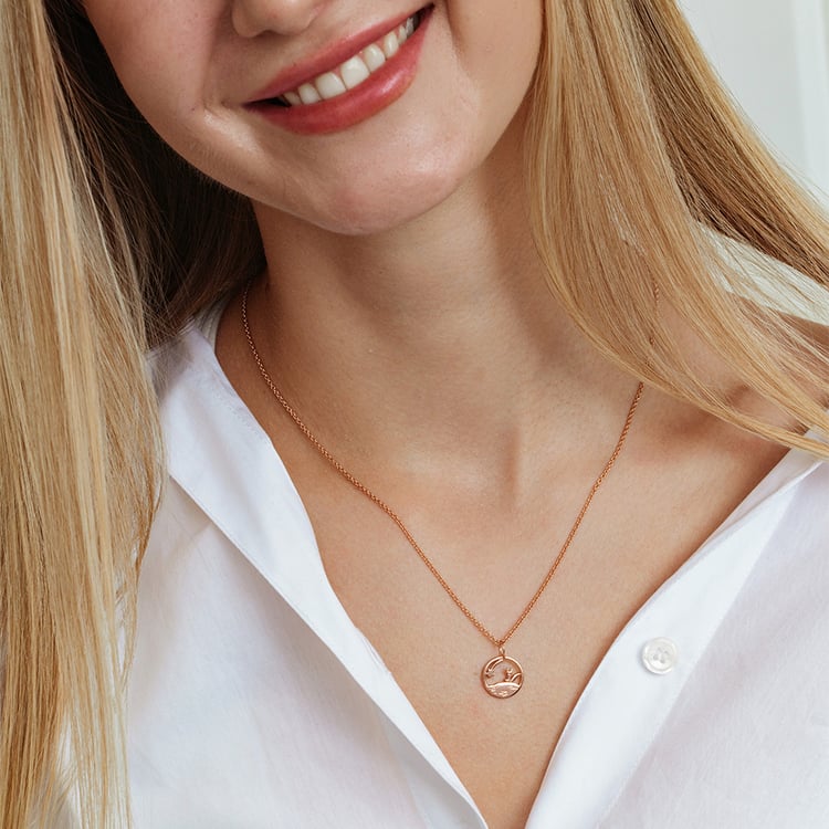 Strieborný vykrojený prívesok s líškou Malý princ 162623