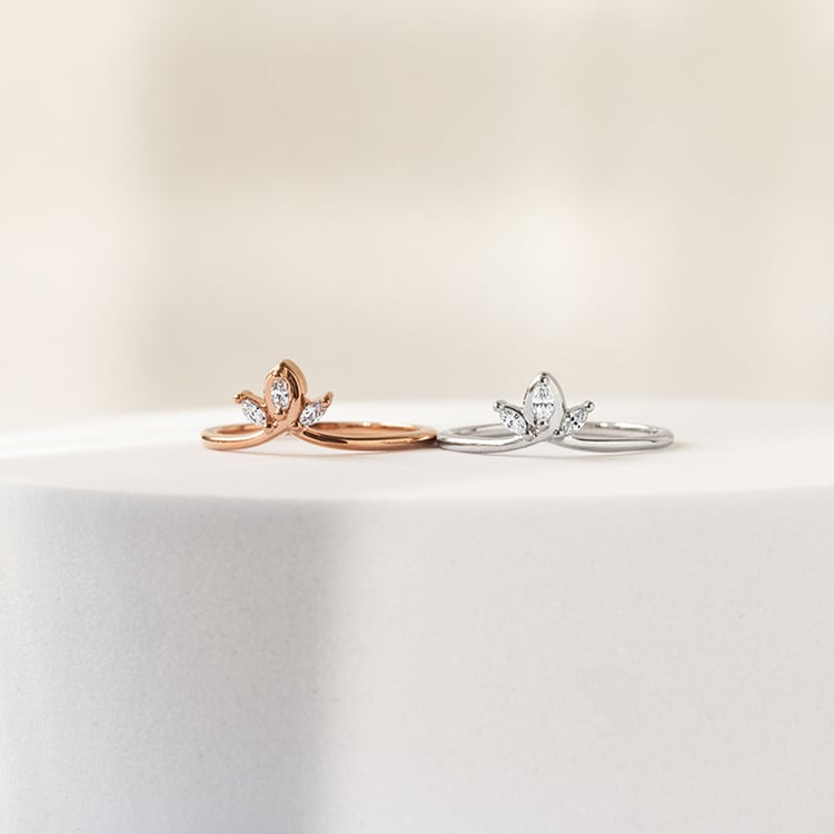 Vykrojený prsteň s marquise diamantmi Tyrone 141444