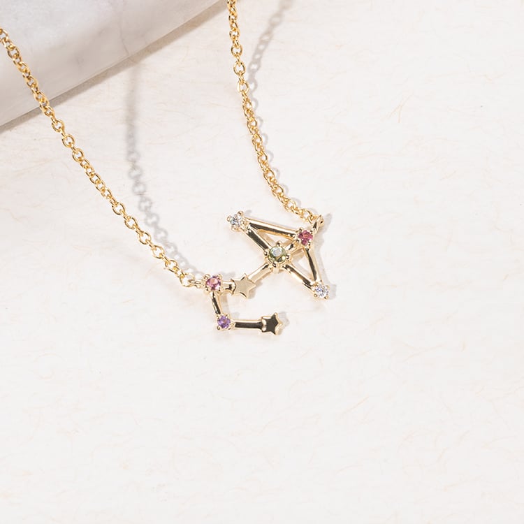 Náhrdelník so znamením zverokruhu Sagittarius 140926