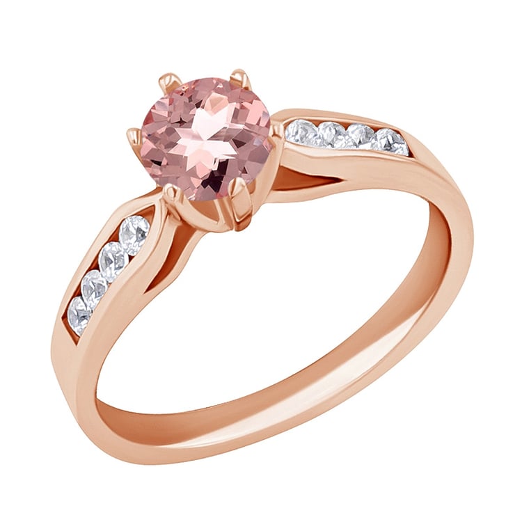 Zásnubný prsteň s morganitom Cletia 129458