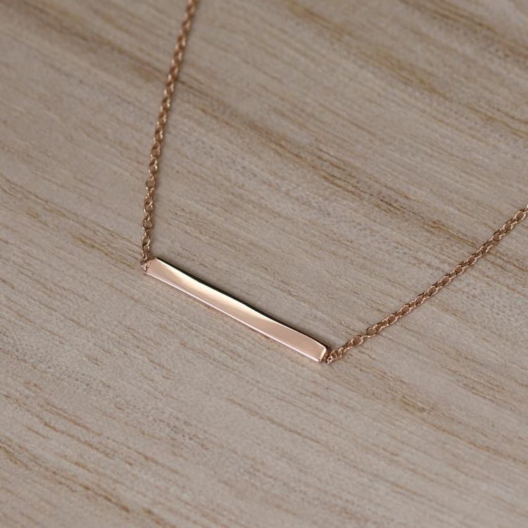 Jemný strieborný náhrdelník Barr 103769