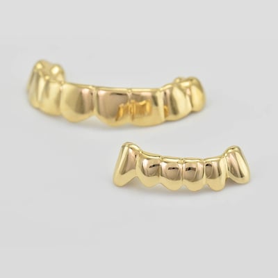 Zlaté zuby po finálnom leštení