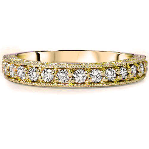 Vintage obrúčka s diamantmi