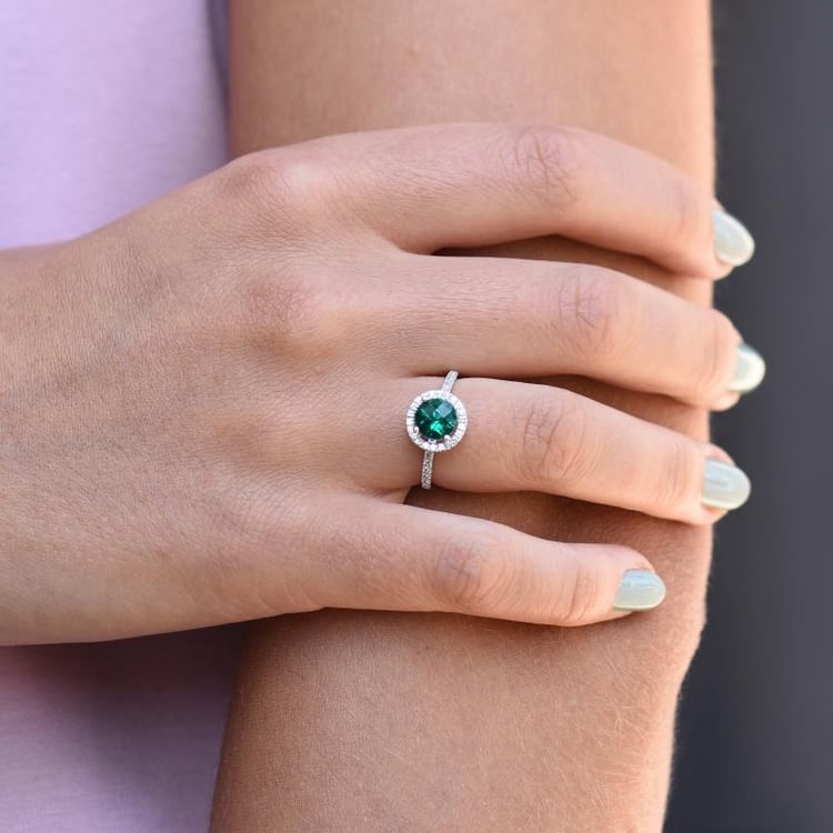 Prsteň so smaragdom 28866