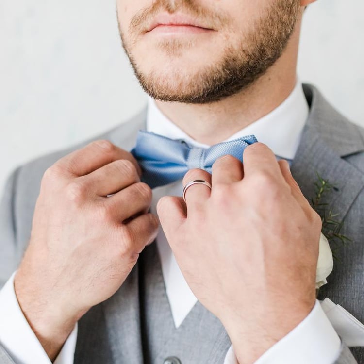 Infinity prsteň s lab-grown diamantmi a pánský komfortný prsteň Cosette 102278