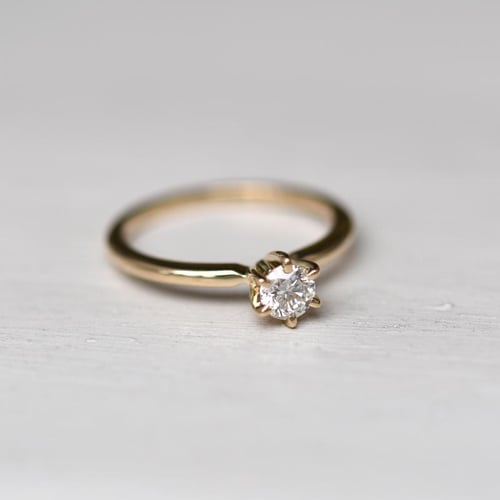 Zásnubný prsteň s lab-grown diamantom Mala