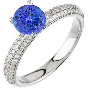 Prsteň s tanzanitom