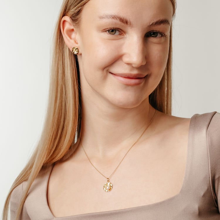 Kolekcia strieborných šperkov s perlami a bielymi topásmi Darleen 163974