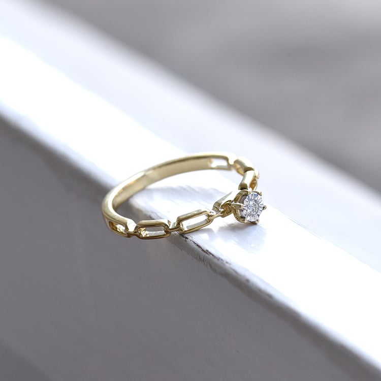 diamantový prsteň zo zlata 84427