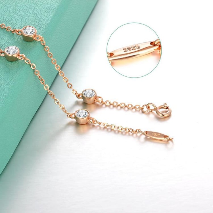 Náramok pozlátený ružovým zlatom Clauda 7485