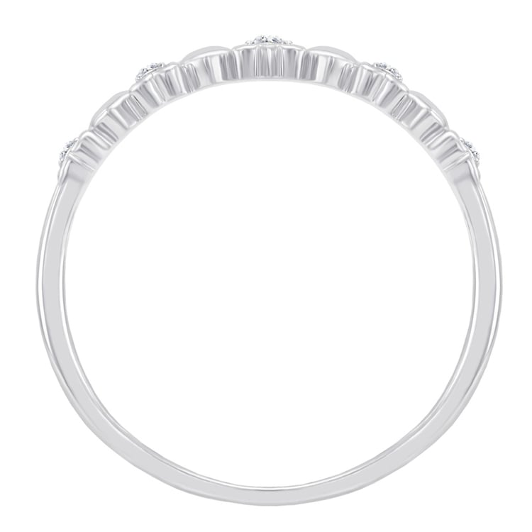 Srdiečkový eternity prsteň s lab-grown diamantmi Dario 101397