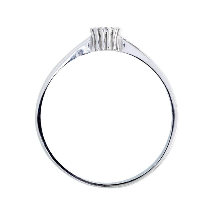 Zásnubný prsteň s diamantom zlatý 2869