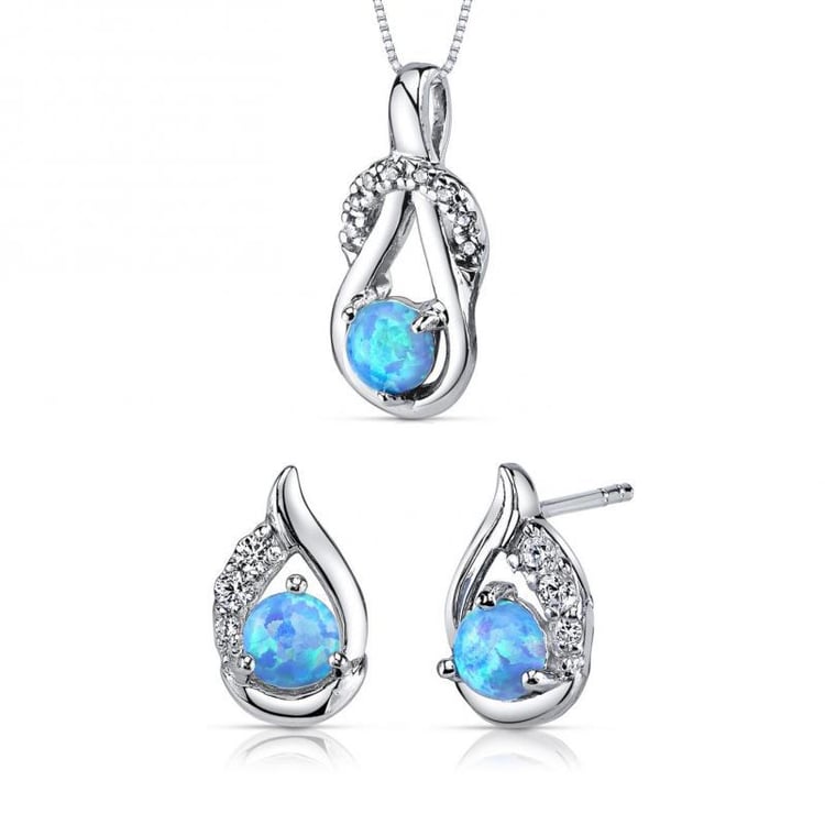 Strieborná kolekcia s opálmi