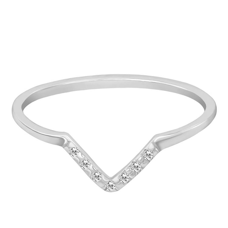 Prsteň z bieleho zlata 39083