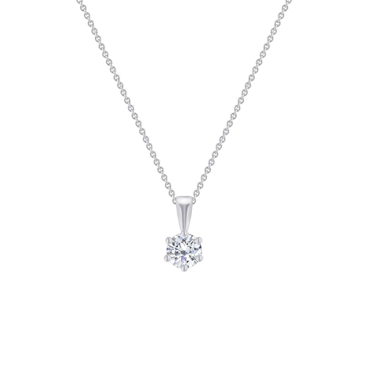 Zlatý náhrdelník s moissanitom