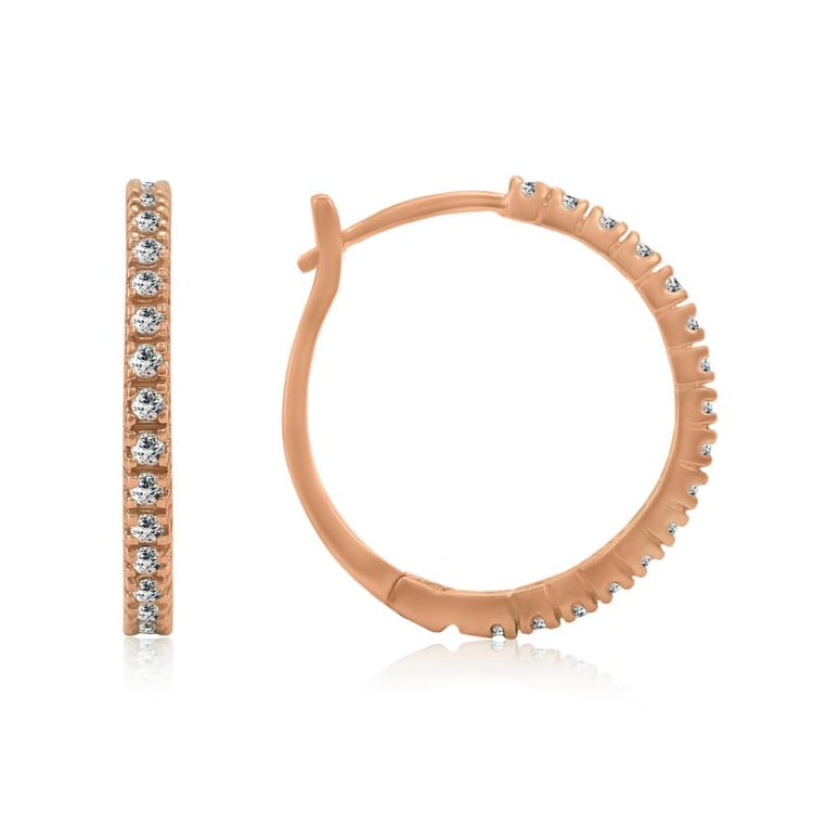 Diamantové náušnice zlaté 7794