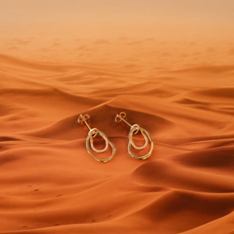 Pozlatený set šperkov so zirkónmi Zavala 101276