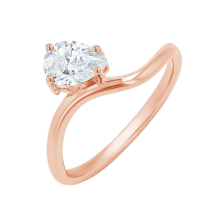 Elegantný zásnubný prsteň zo zlata 155389