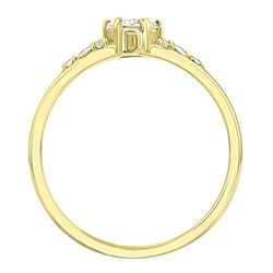 Zásnubný prsteň s výberom písmen a diamantmi Diana