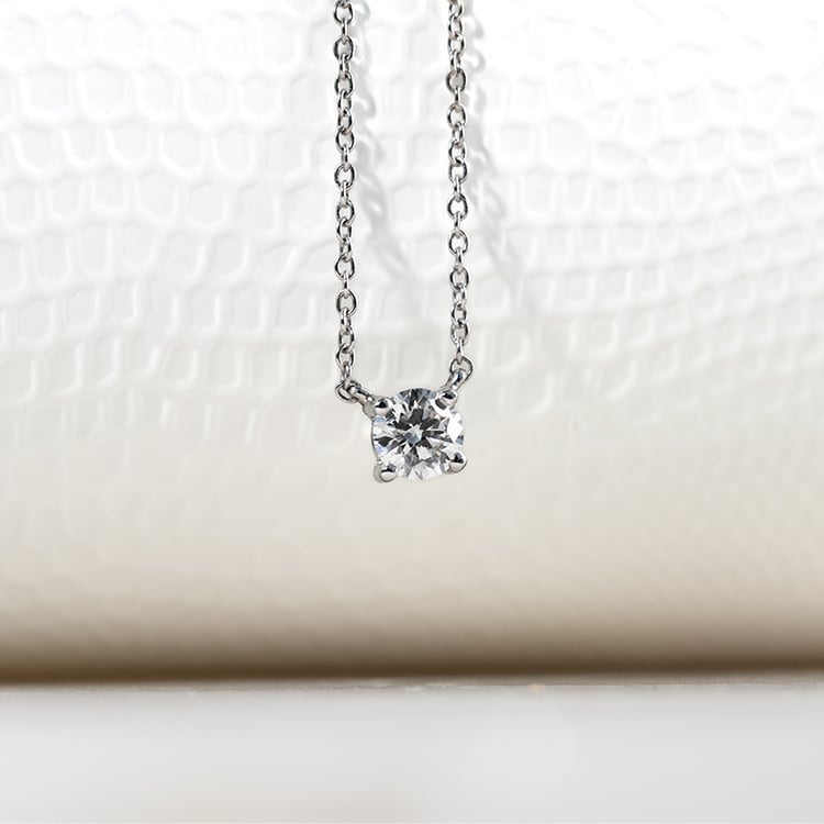 Zlatý náhrdelník s 0.30ct IGI certifikovaným lab-grown diamantom Freya 131451