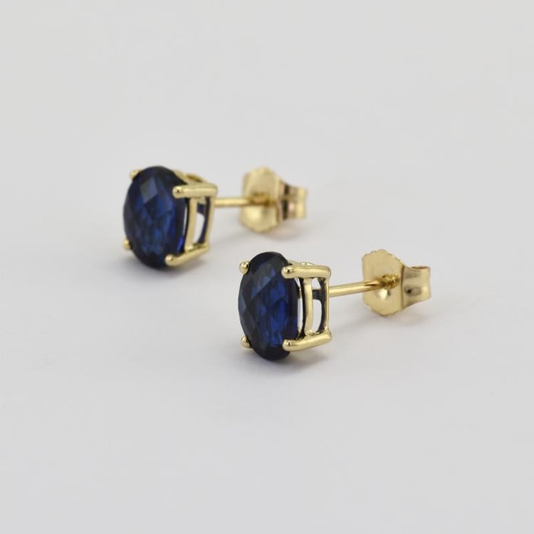 Zafírové náušnice 9647