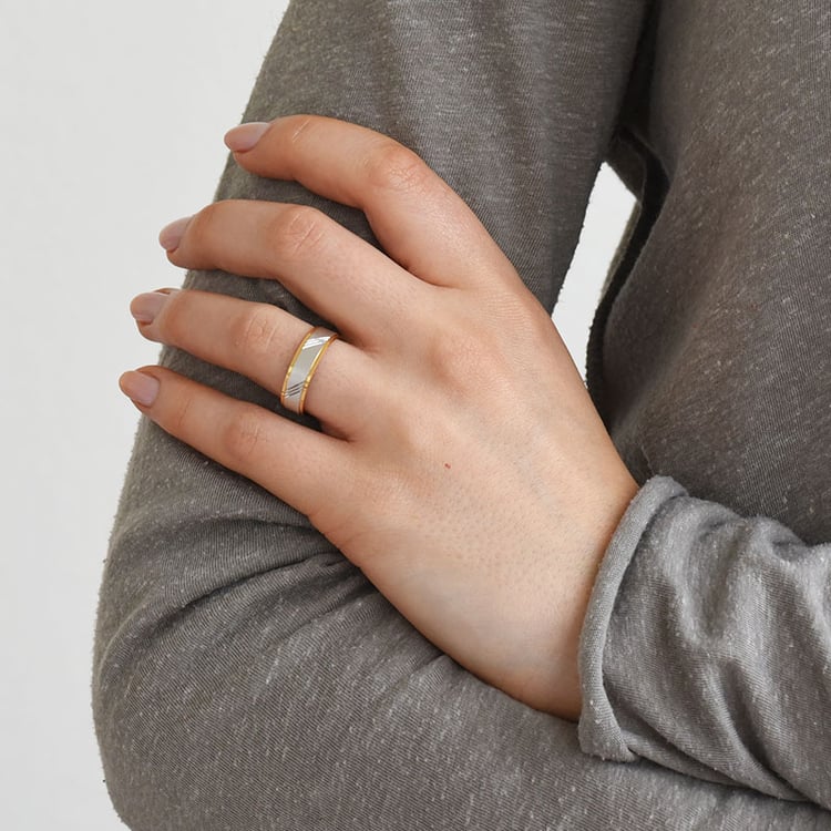 Dámský snubný prsteň 77266