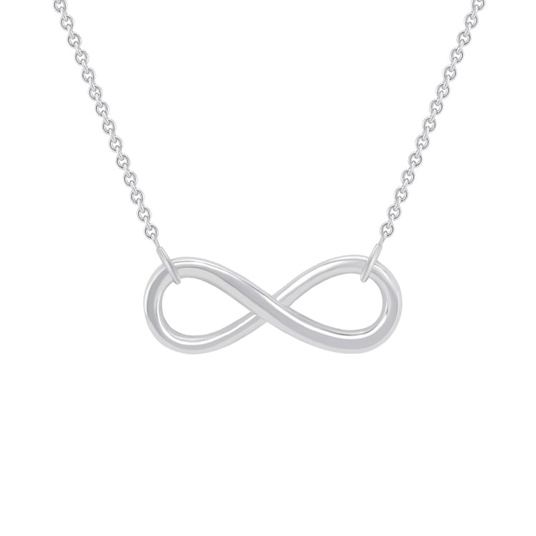 Náhrdelník zo striebra Infinity