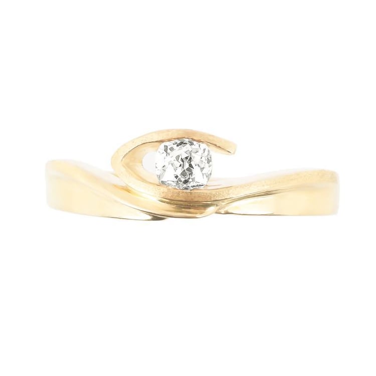 Zásnubný prsteň s 0.13ct SI1 J diamantom Winki 53400