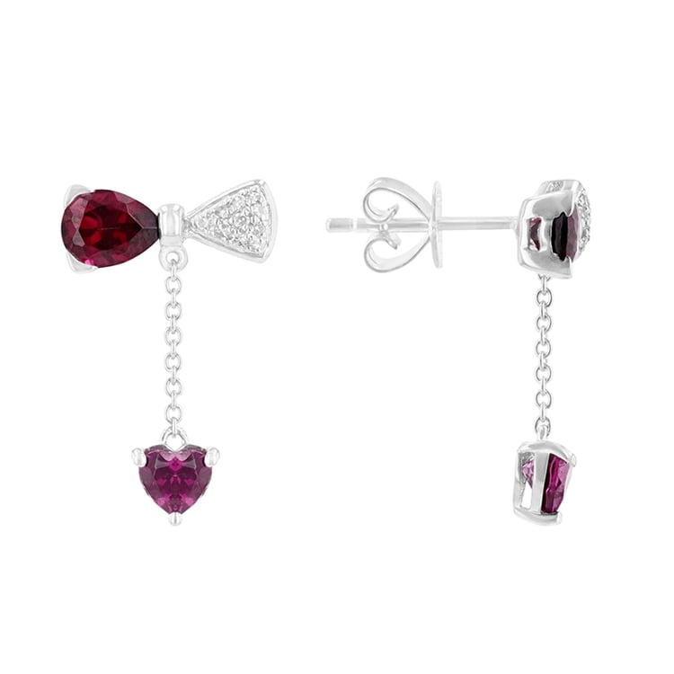 Náušnice s drahokamami 87445