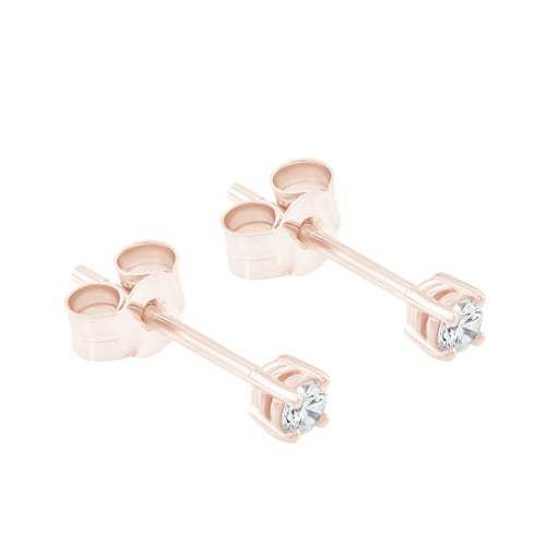 Napichovacie náušnice s 0.12ct diamantmi Aquene