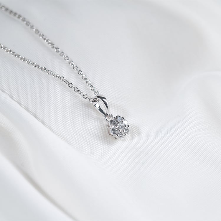 Elegantný prívesok s lab-grown diamantmi Chrisstel 131141