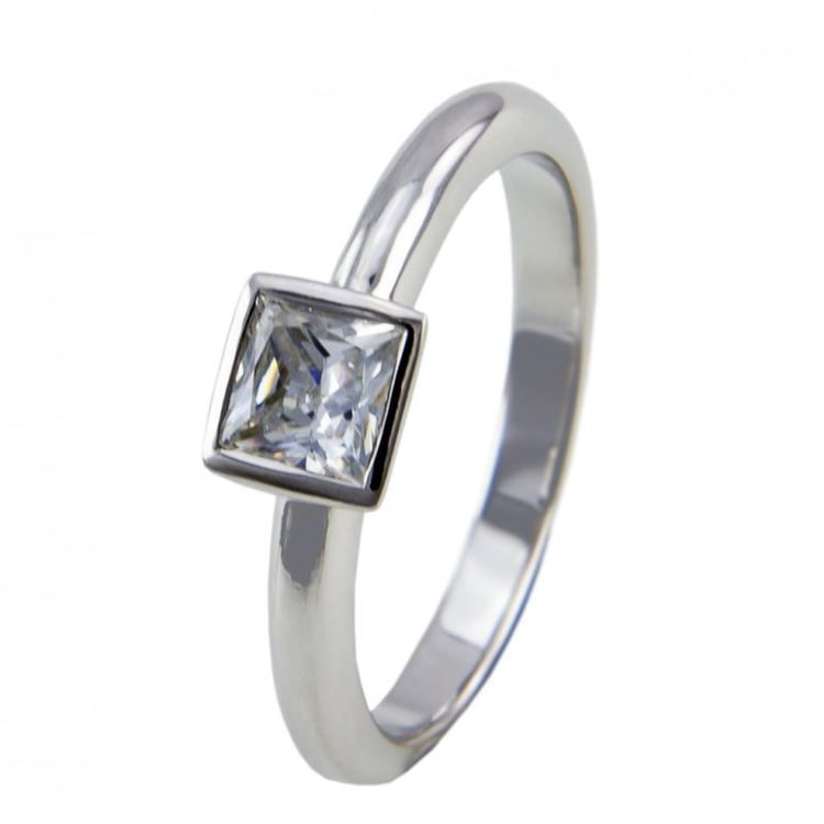 Zlatý zásnubný prsteň s diamantom Joscha