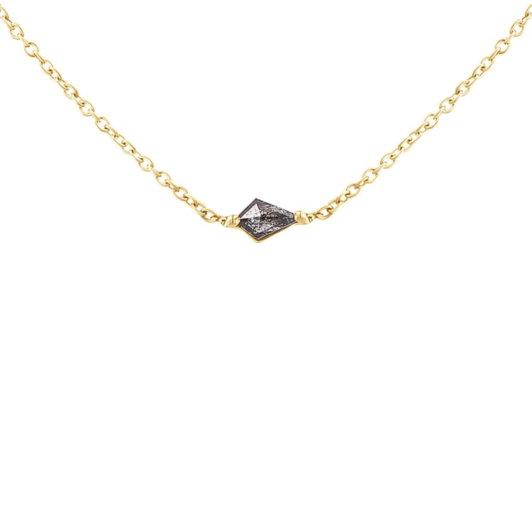 Náhrdelník s kite salt and pepper diamantom Momu
