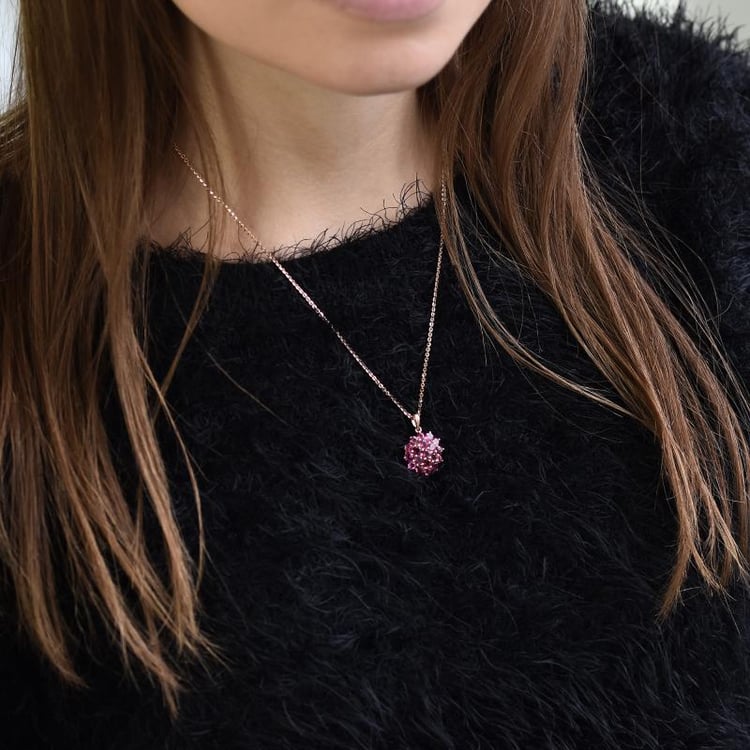 Zlatý náhrdelník s turmalínmi 13811