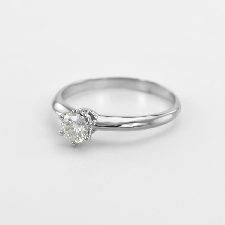 Zásnubný prsteň s moissanitom 47521