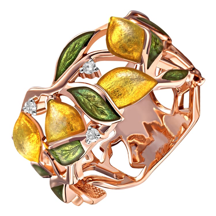 Zlatý diamantový prsteň