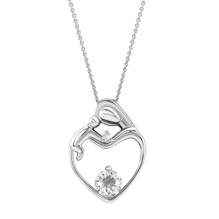 Zlatý náhrdelník s topásom 24337