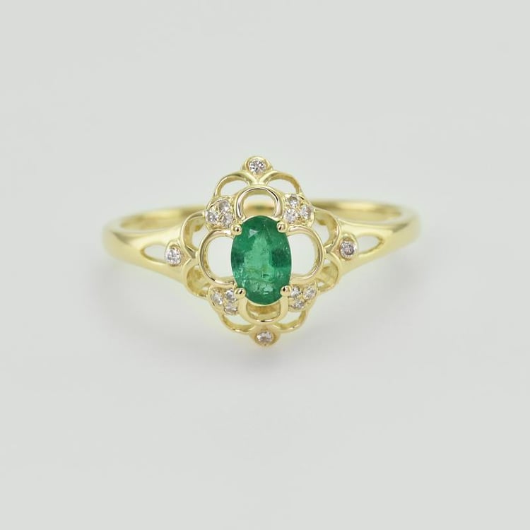 Prsteň so smaragdom 20188