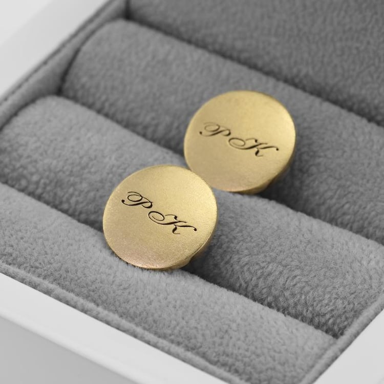 Zlaté manžetové gombíky 10973