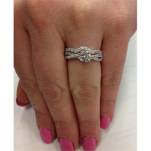 Diamantový zlatý prsten 4408