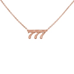 Náhrdelník s diamantom Anjelské čísla