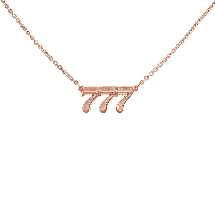 Náhrdelník s diamantom Anjelské čísla