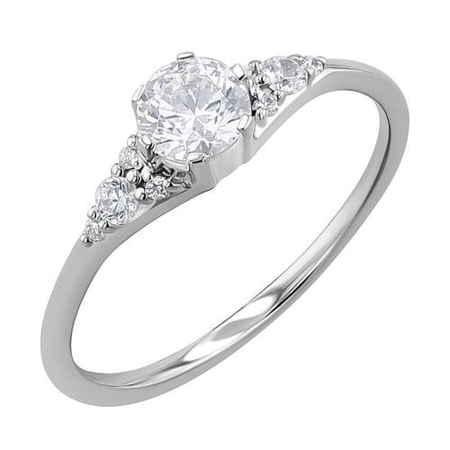 Zásnubný prsteň s lab-grown diamantmi Diana