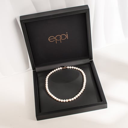 Drevená krabička na náhrdelníky s koženkou Conn