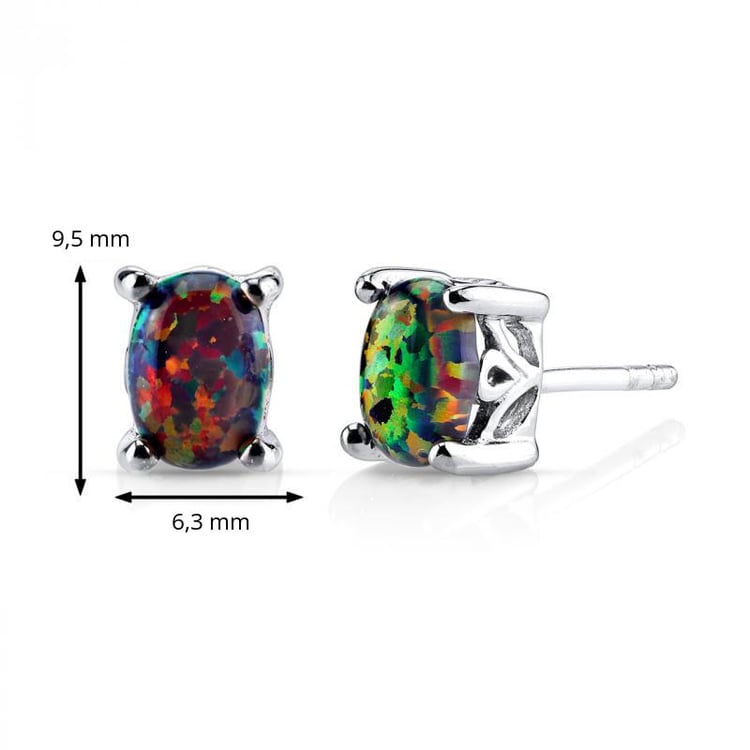 Opálové náušnice 6446